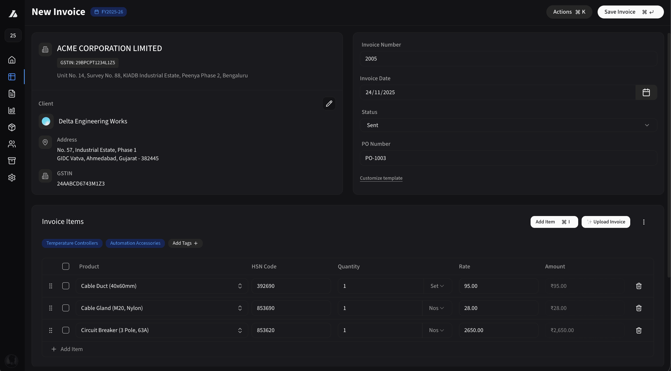 Invoice Management 2
